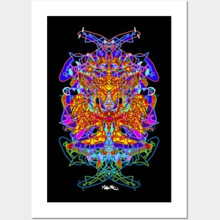 MetaRagz color67 psychedelic Posters and Art